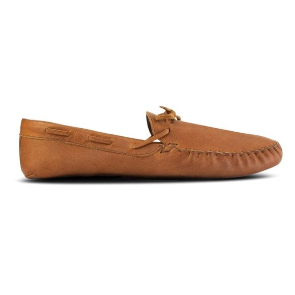 Adelante Made to Order Leather Moccasin Tan Caramel Size 8.5 Very Wide - Picture 8 of 8